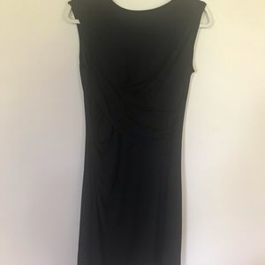Black knit dress
